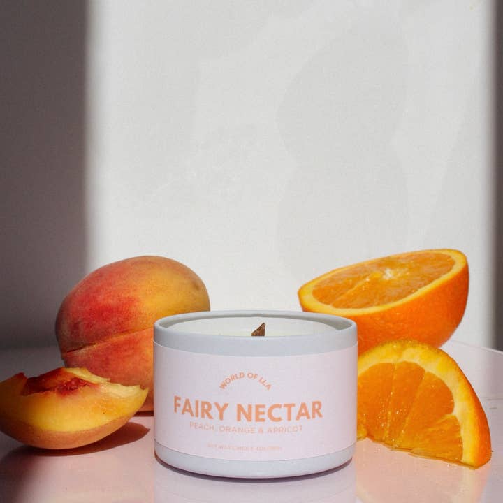 World of LLA – wholesale Jar/filled candle – Fairy Nectar | Peach, Orange & Apricot1