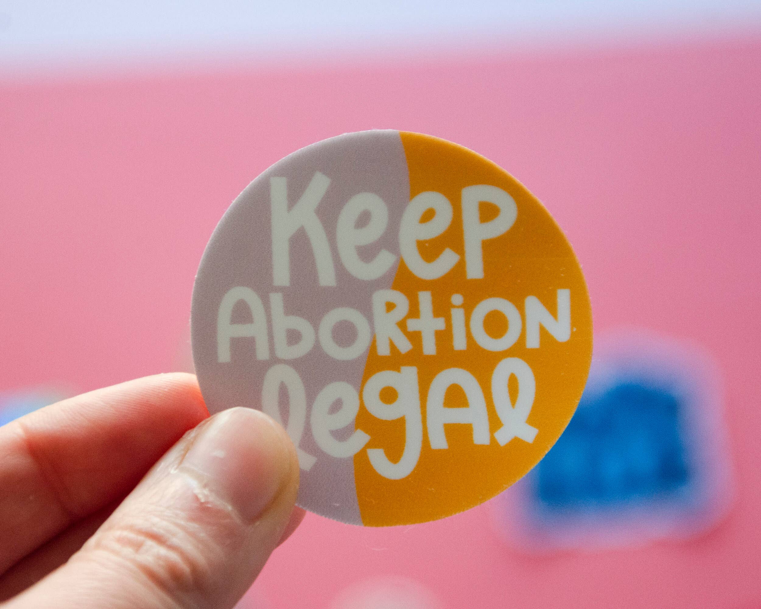 Twentysome Design - Wholesale Sticker - Keep Abortion Legal Feminist sticker1