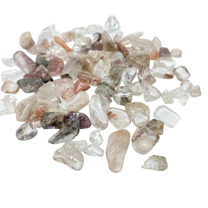 New Moon Beginnings - Wholesale Spiritual Stone/Crystal - Lodolite Garden Quartz Gem Bottle - Quartz Crystal Chips