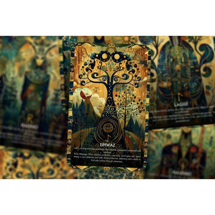 IBIZA TAROT – wholesale Tarot cards – Runes of Loki Oracle Deck - 26 Cards for Divination3