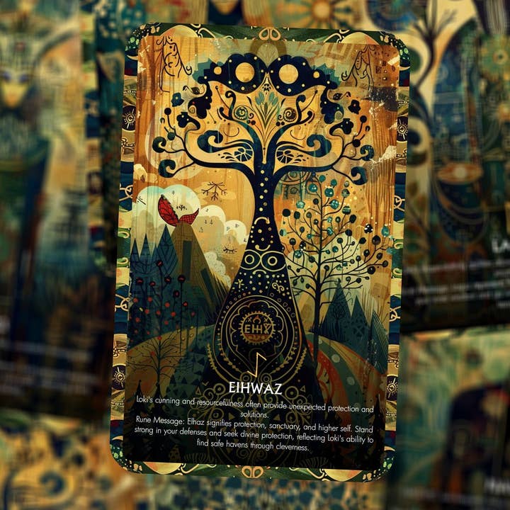 Ibiza Tarot USA - Wholesale Tarot Cards - The Runes of Loki - 26 cards - Runes Oracle - Oracle Deck - Fortune Telling - Divination tools - Oracle Gift3