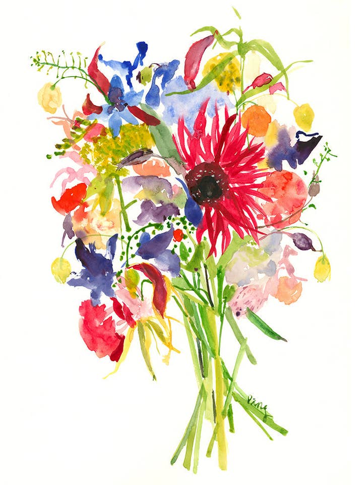 A4 She Said Yes Art Print for wholesale by Ping He Art