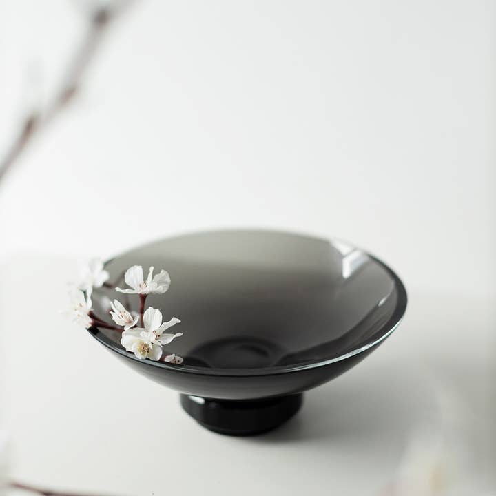 Element Accessories EU – Großhandel Dekorative Platte/Teller/Schüssel – Innovative Designschale aus hochwertigem Glas, RUD105