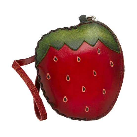 Regular Size Coin Purse Soft CP 130.1 Strawberry for wholesale by Eagle Crest Industries Inc.