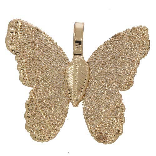 EHAWA - Wholesale Individual Charm/Pendant - Pendant Leaf Nature, Butterfly, KC Gold0