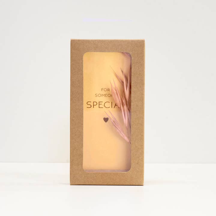 Æske med tørrede blomster 'Til en særlig person' for engroshandel hos My Paperstation