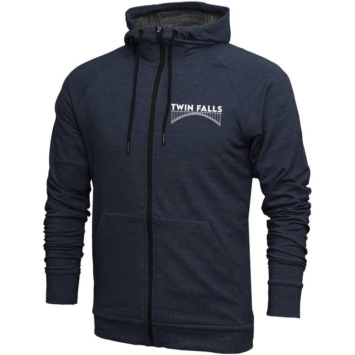 Twin Falls F360 Tri-Blend Full-Zip Performance Jacket for wholesale by Stryder Gear