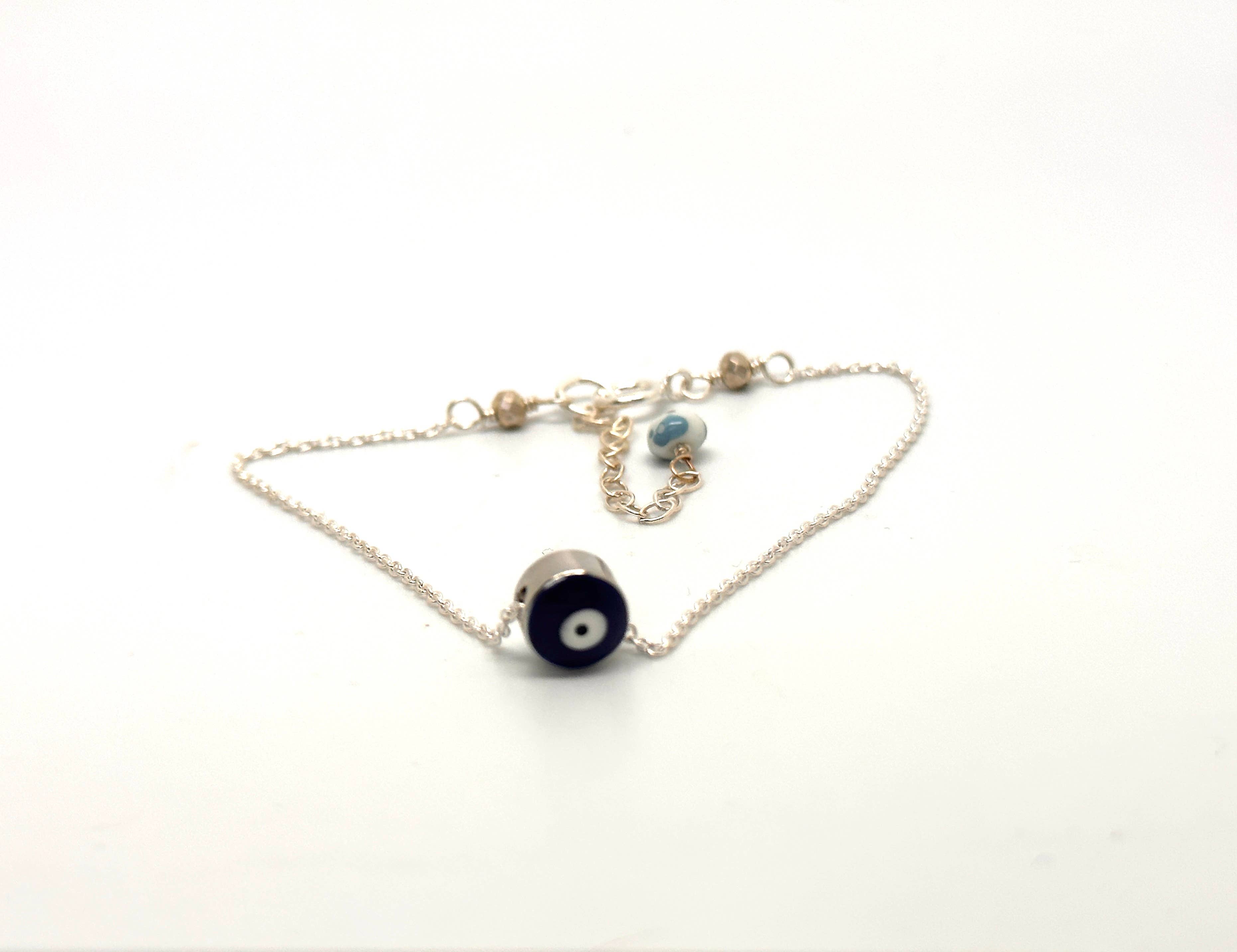 Floweredsky Designs - Wholesale Charm/Dangle Bracelet - EVIL EYE BRACELET1