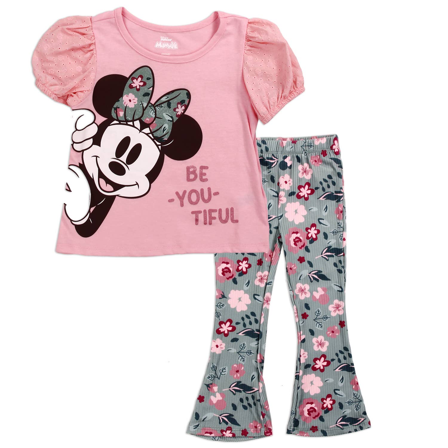 Penguin Kids Wear - Wholesale Top & Leggings Set - Kids - MINNIE MOUSE Girls Toddler 2-Piece Legging Set