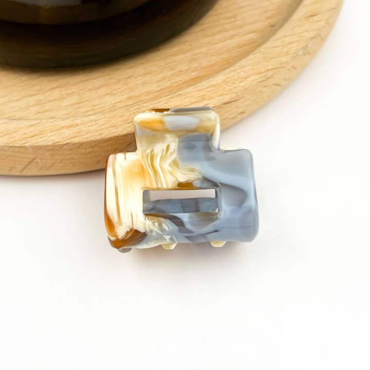 TheDivaSoap - Wholesale Hair Clip - Women's - 0.98'' Acetate Colorful Mini Square Hair Claw Clip12