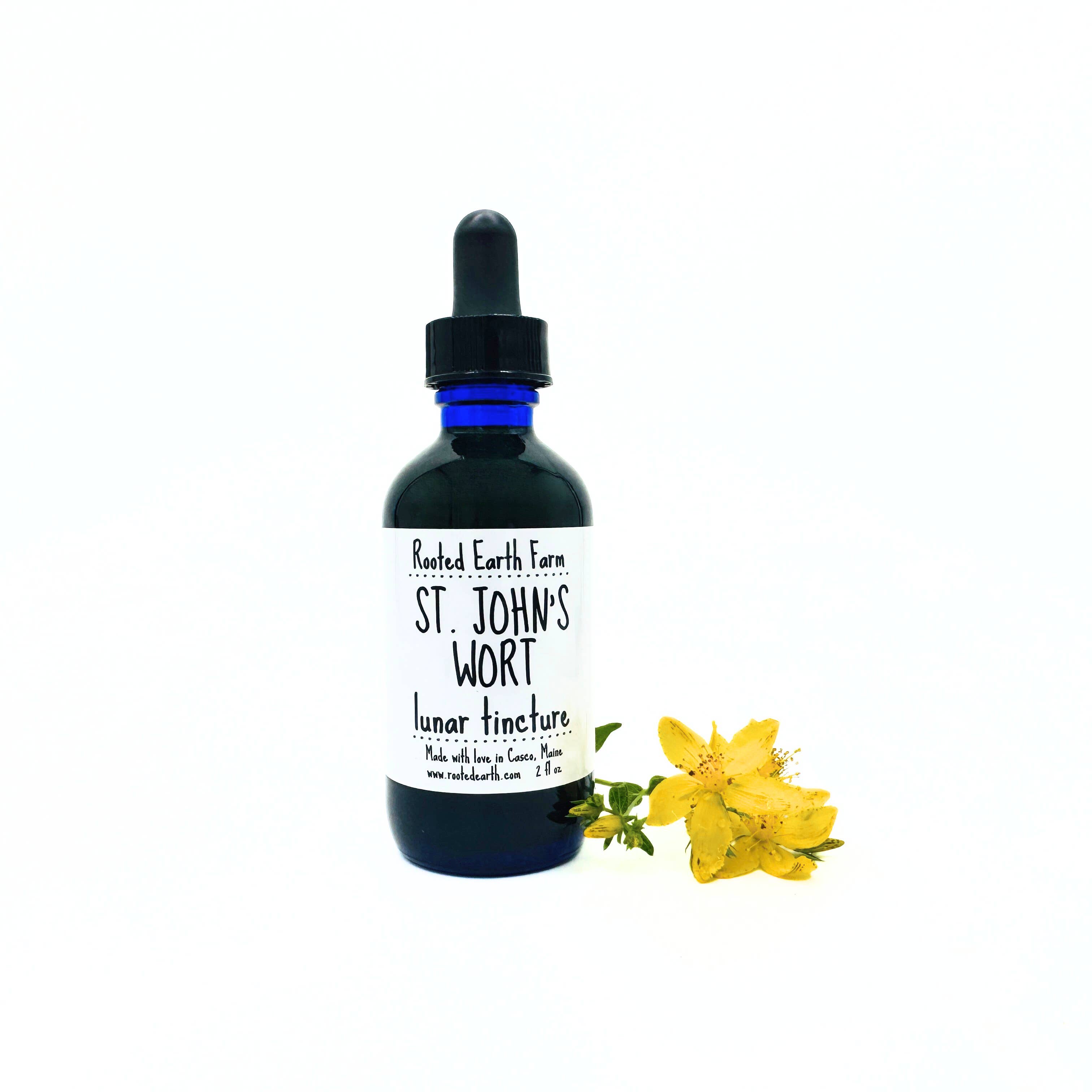 Rooted Earth Farm + Apothecary - Wholesale Tincture - St. John's Wort Tincture - 2 Size Options4