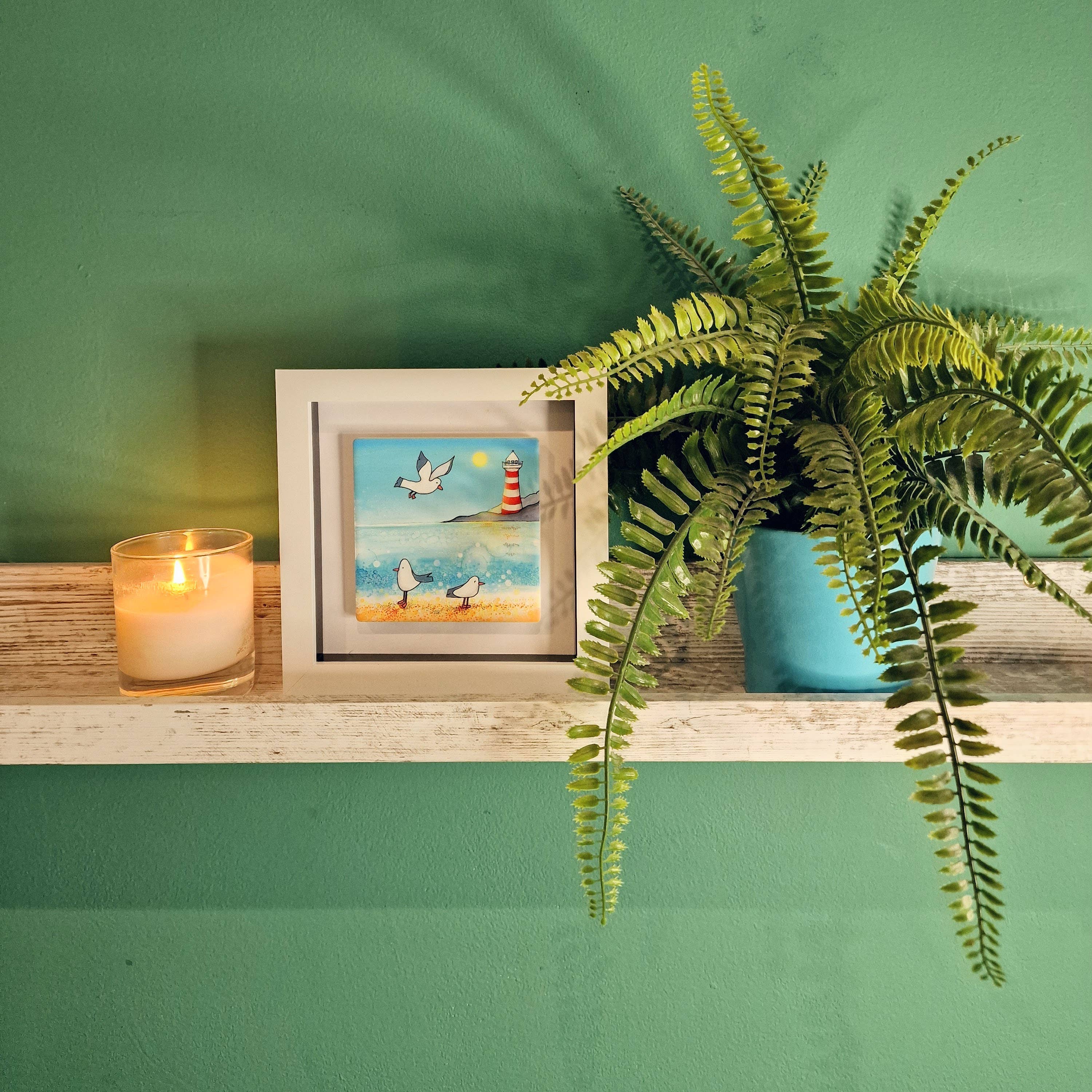 By Jo Crafts – wholesale Art print – 97-SP Seagull Lighthouse Small Picture3