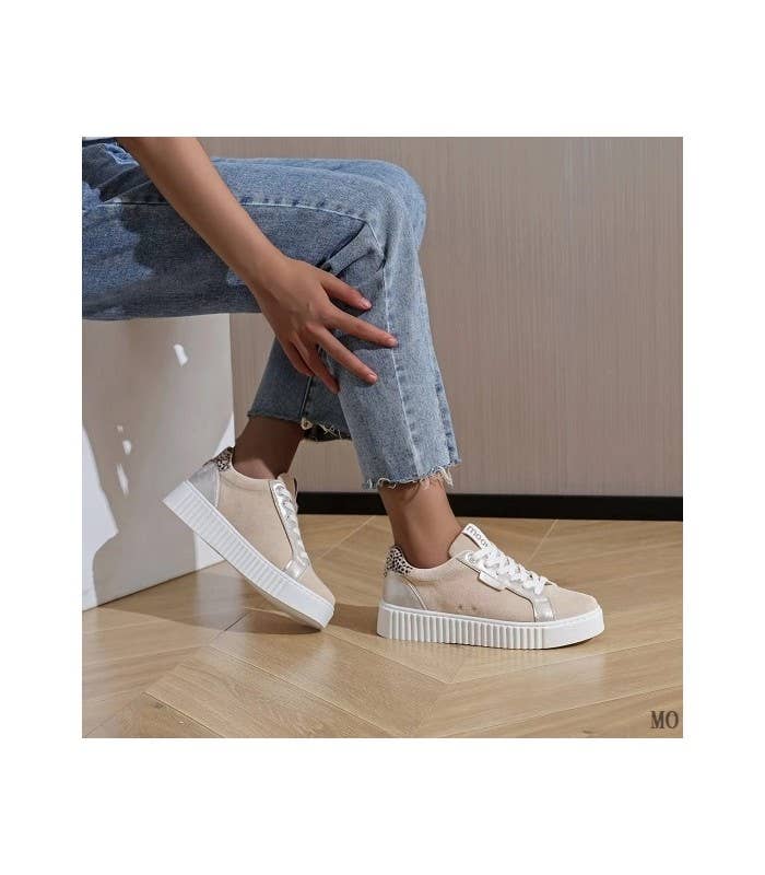 SWEET MAGIC SHOES & BAGS - Wholesale Lifestyle Sneakers - Women's - SUEDE CASUAL SNEAKERS WITH RUBBER SOLE2