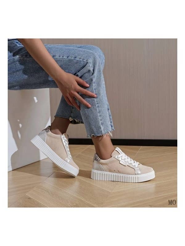 SWEET MAGIC SHOES & BAGS - Wholesale Lifestyle Sneakers - Women's - SUEDE CASUAL SNEAKERS WITH RUBBER SOLE2