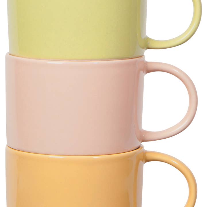 Flora Assorted Nesting Mugs Set of 4 and other Purchase Wholesale stacking mug. Free Returns & Net 60 Terms on Faire trending on Faire.