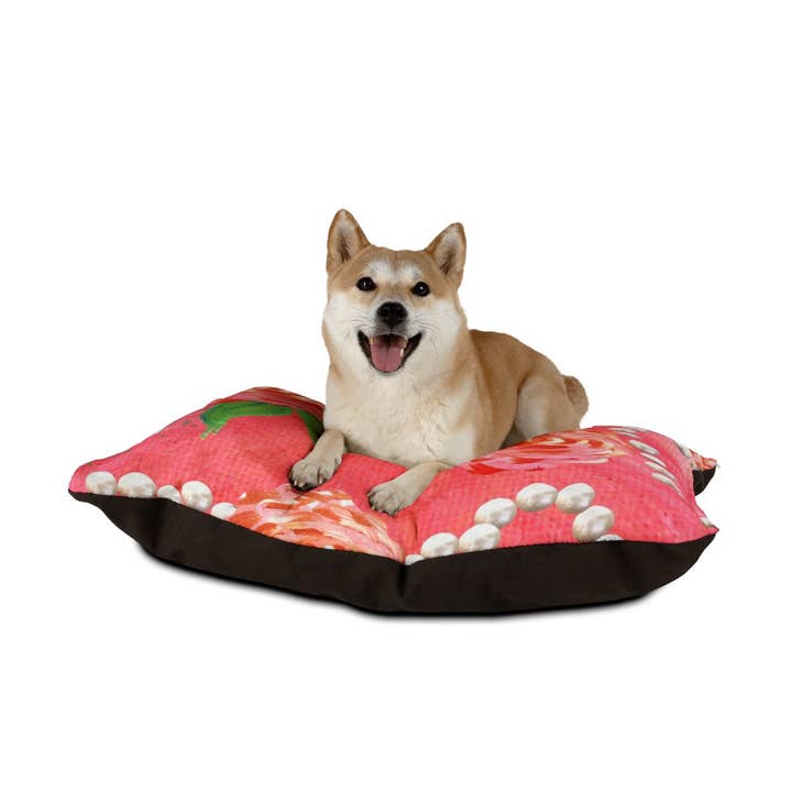 Pretty-N-Pink Pet Bed for wholesale by Off the Canvas Collection, LLC