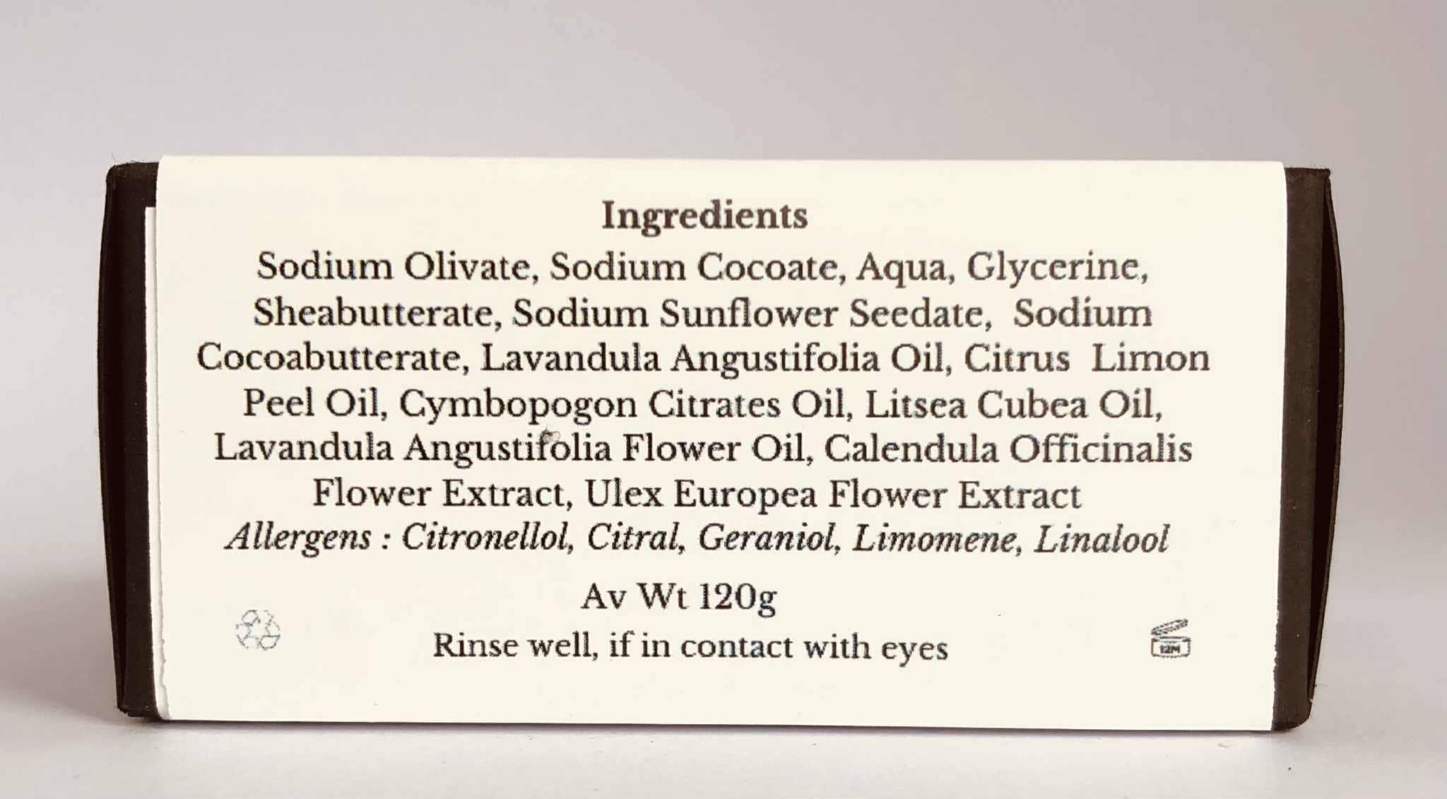 macSoap – wholesale Bar Soap – Wild Gorse, Calendula & Lemon Scottish Botanical Soap3