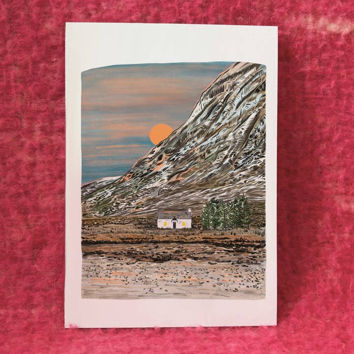 Modge Design Studio – wholesale Art print – Scottish Highlands Mountains, Scotland Print1