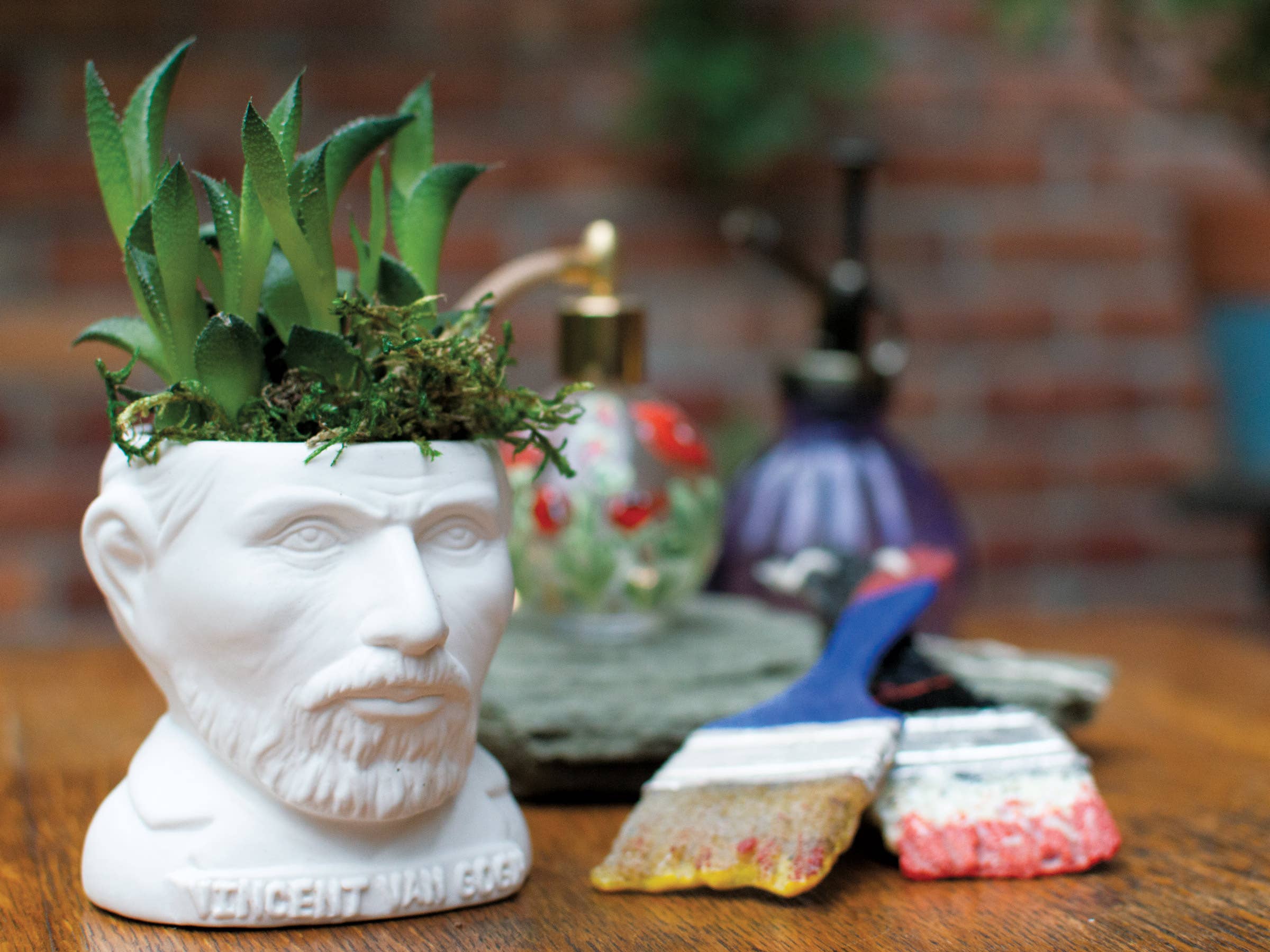 Unemployed Philosophers Guild - Wholesale Plant Pot - Vincent Van Gogh Planter2