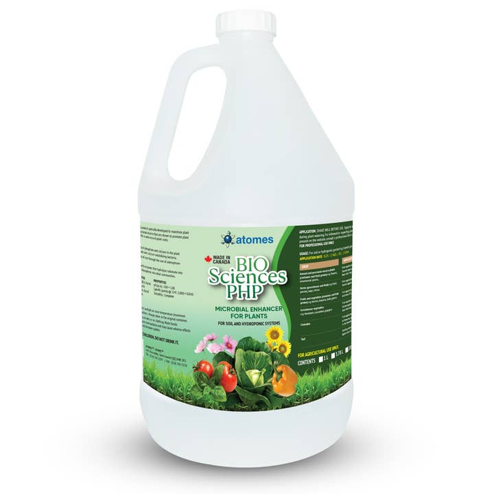 atomsbio - Wholesale Fertiliser - BIO SCIENCES PHP, Organic & Biological Liquid Fertilizer, No GMO, No Chemicals - 1:100 Dilution ratio10