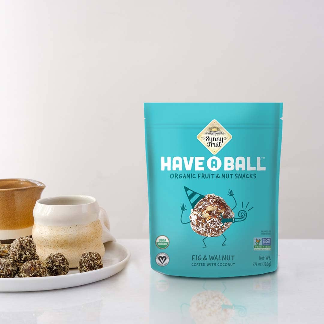Sunny Fruit - Wholesale Dried/Dehydrated Fruit - Organic Fig & Walnut Balls - No Added Sugar Fruit Nut Snack1