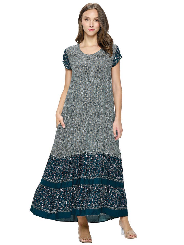 VENDA Padrão de Vestido Maxi Floral (Preço Reg. $24) por atacado de Yak & Yeti