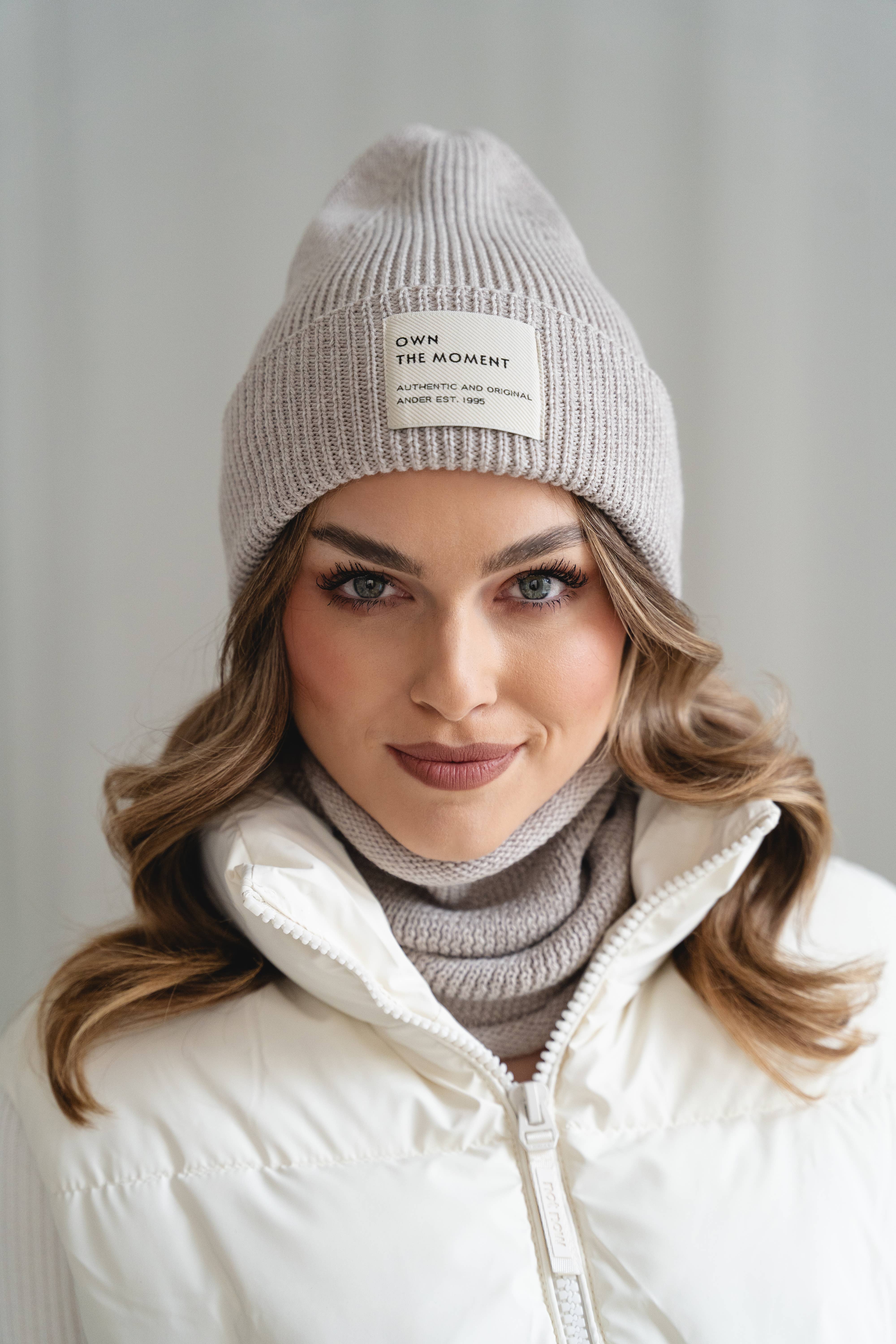Ander - Wholesale Beanie - Women's - New Brigid 100%  Merino Wool set! Beanie + snood made in PL7