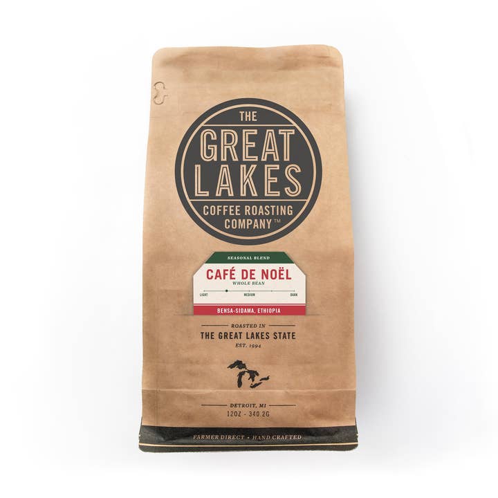 Café de Noël for wholesale by Great Lakes Coffee Roasting Company