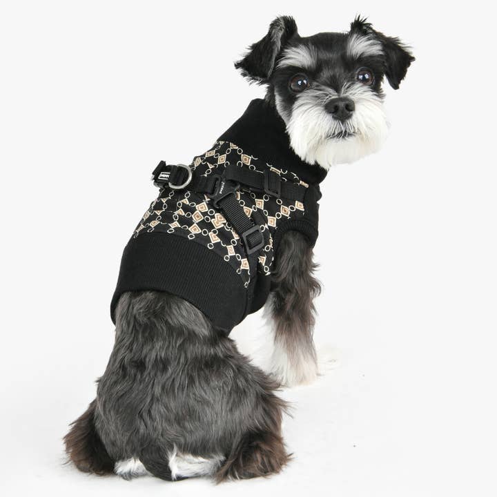 Puppia International Inc. - Vente Harnais – chien - VESTE EN JACE, HARNAIS POUR CHIEN, MOTIF LOSANGE5