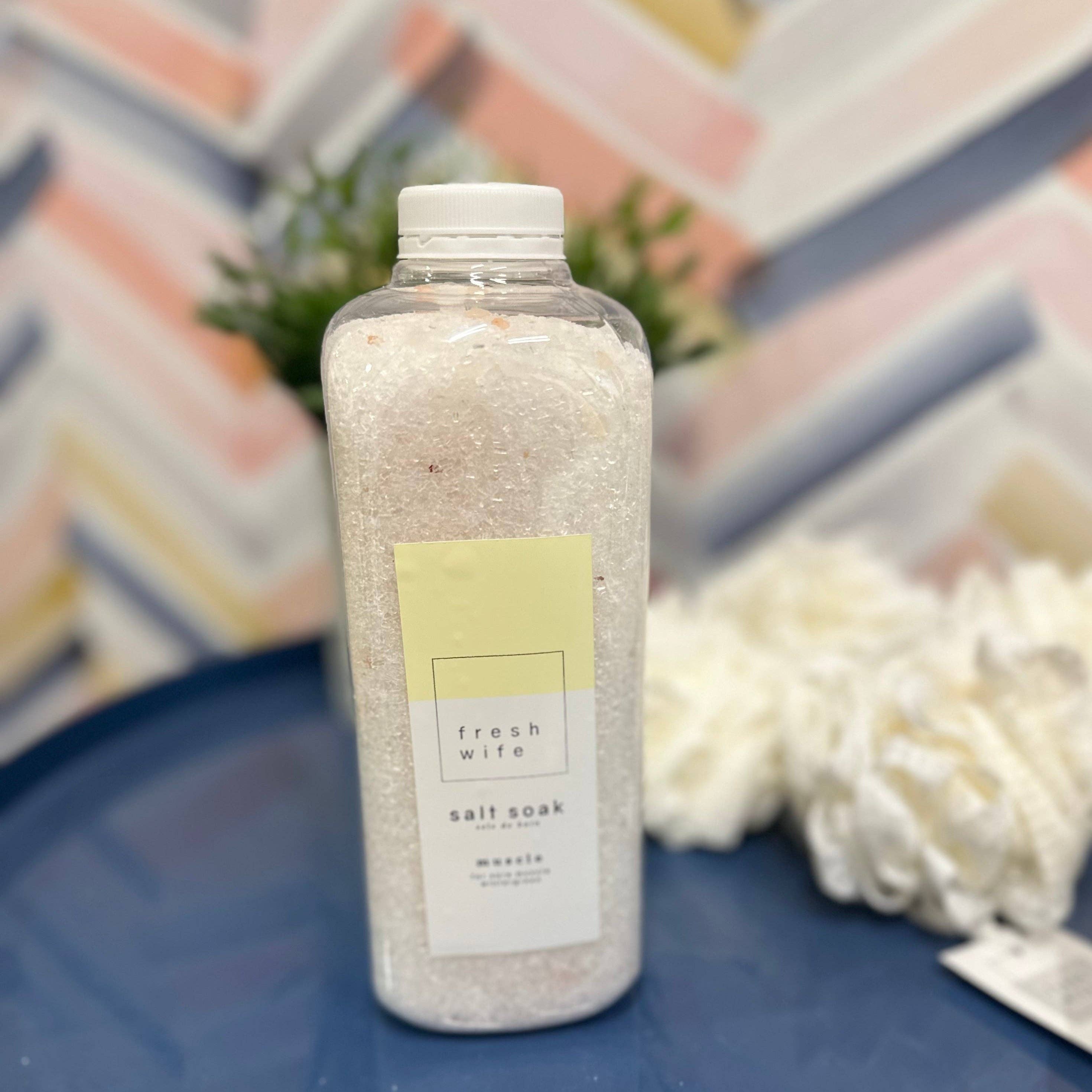 The Fresh Wife Soap Company – wholesale Bath soak/milk – Muscle Salt Soak1