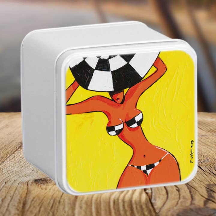 Cube Box by Artist François Groslière for wholesale by Printbox