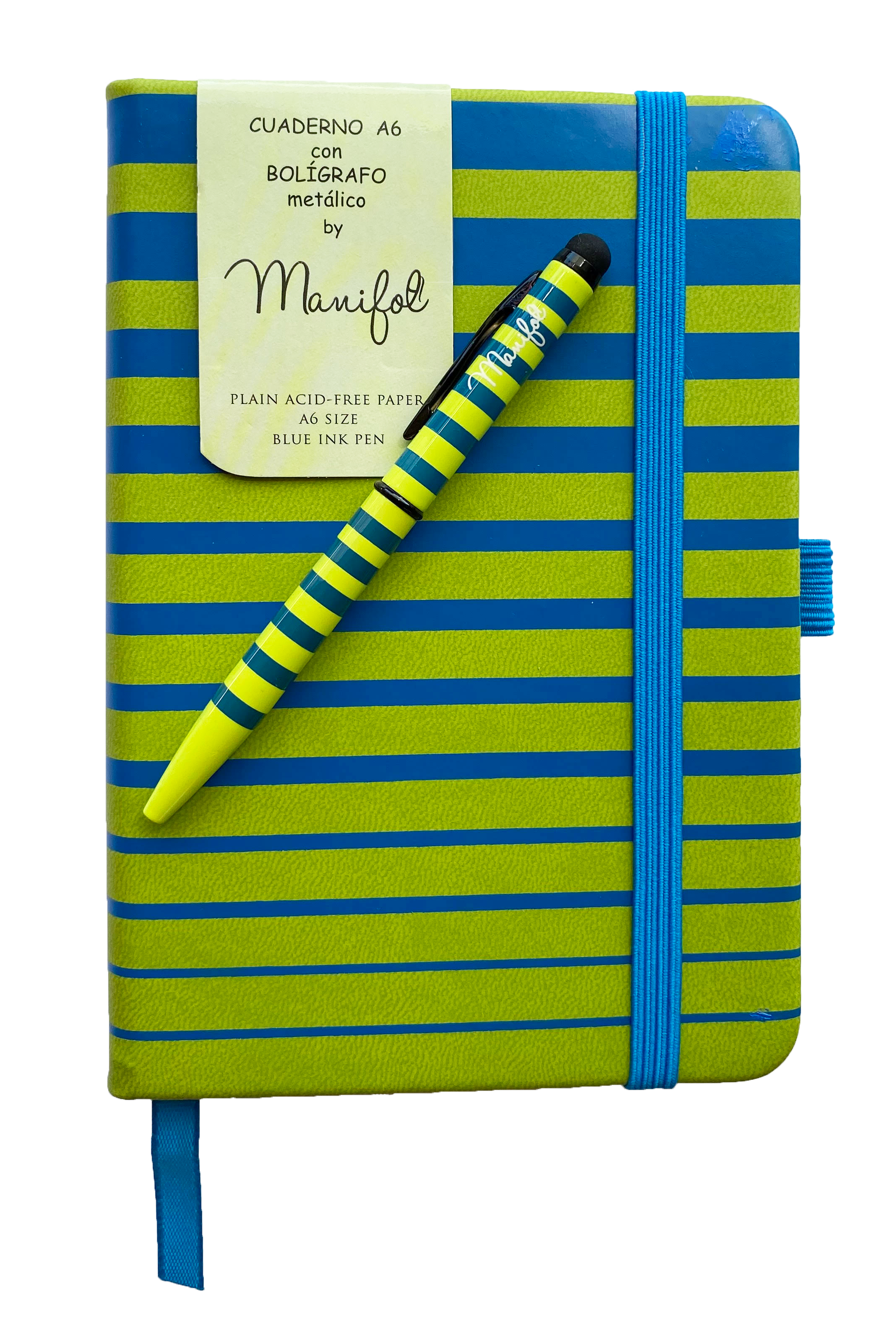 MANIFOL - Vendita all'ingrosso Quaderni - Quaderno A6 a righe con penna coordinata2