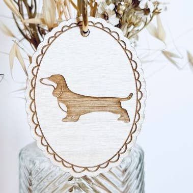 Botanical Pic - Dachshund for wholesale by Les Petites Hirondelles