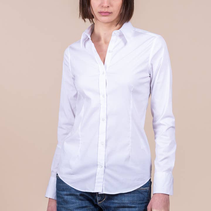 CV CRISTINA VALENTINI - Wholesale Shirt - Women's - Stretch cotton shirt 40