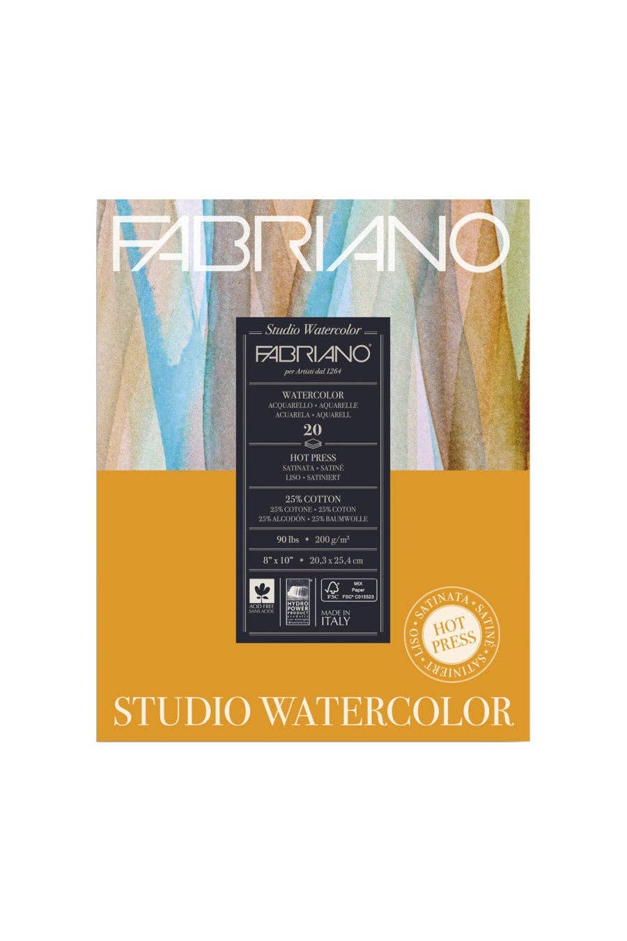 Chartpak, Inc. - Wholesale Sketchbook/Sketchpad - Fabriano Studio Watercolor Pad9