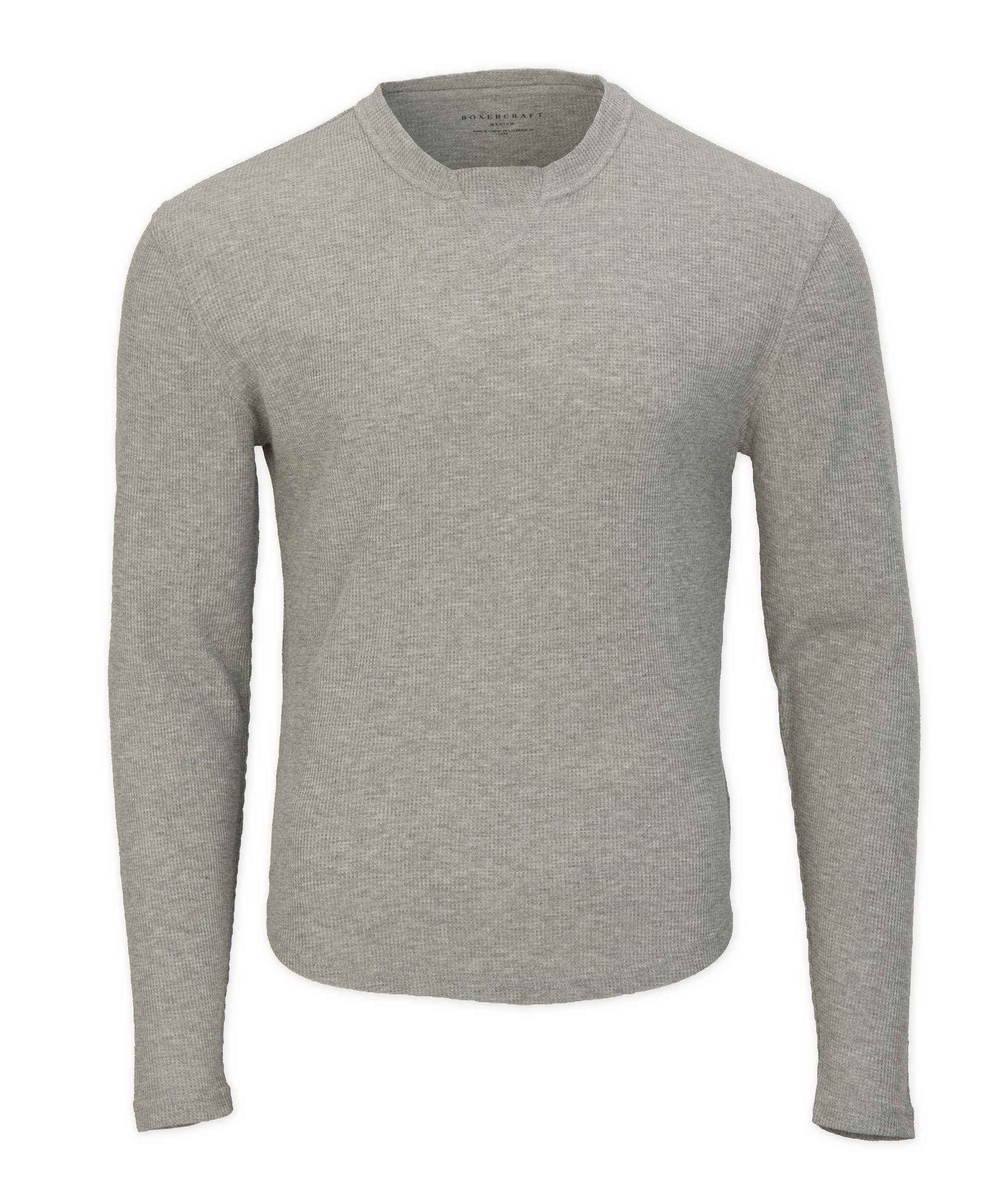 Boxercraft - Vente Haut en tricot - homme - T-shirt à manches longues en tricot gaufré pour homme0