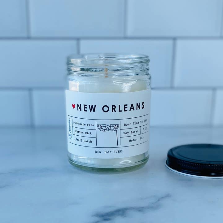 Rambling Caravan - Wholesale Jar/Filled Candle - New Orleans, LA Candle1