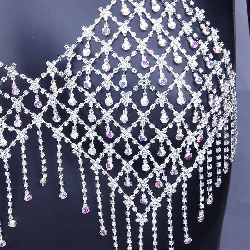 ElevateWell - Wholesale Bralette - Women's - Tassel Body Chain Bra1