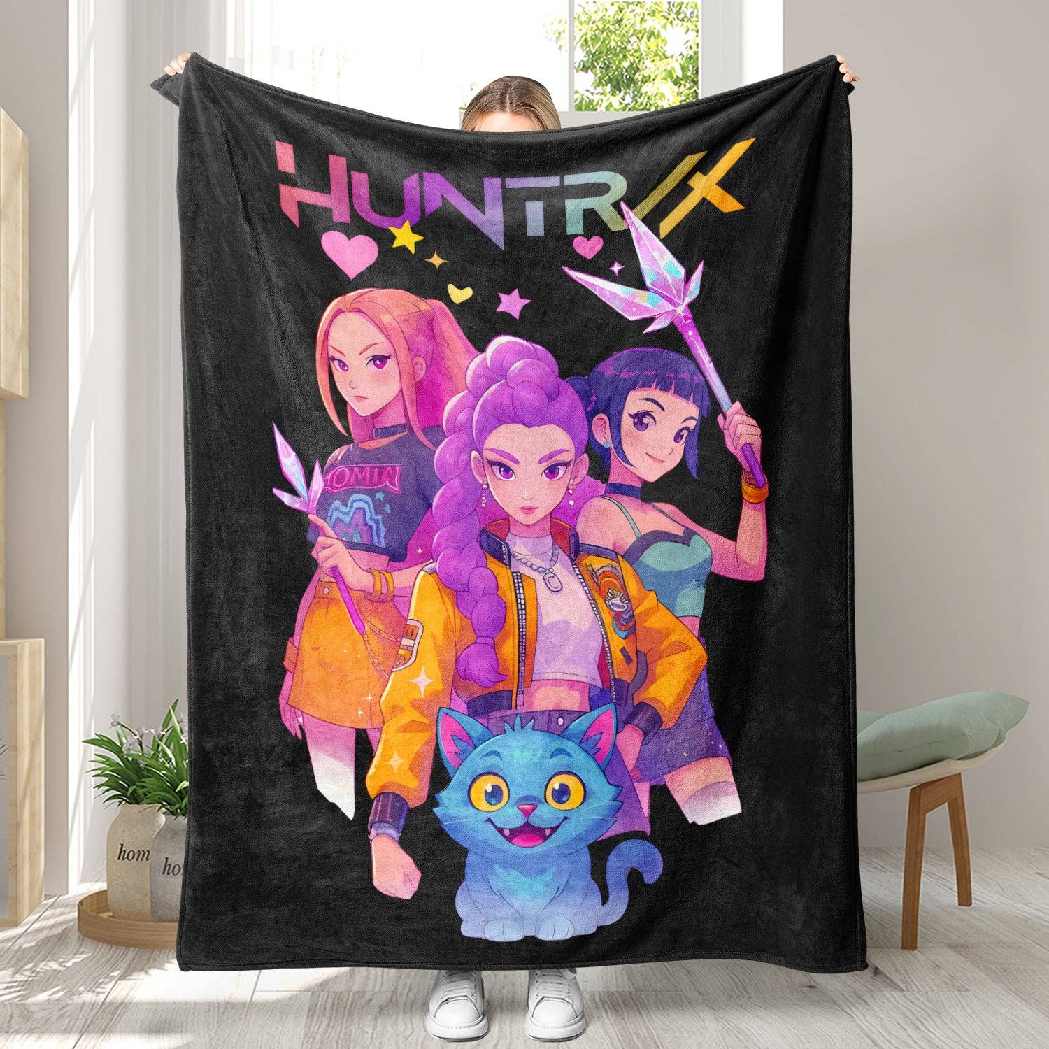 Little Trendy - Wholesale Throw Blanket - KDH K-pop inspired Throw Blanket soft flannel Blanket3