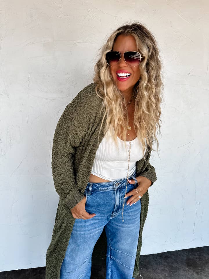 BLAKELEY - Wholesale Cardigan - Women's - POPPY KNIT POPCORN CARDIGAN13