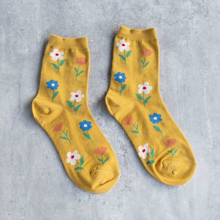 Tiepology - Wholesale Socks - Women's - Favorite Flower Casual Socks