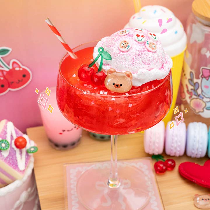 Kawaii Slime Company - Wholesale Putty/Slime - Kids - Bears Best Shirley Temple Float 2 Slimes In 1 (4pcs/case)