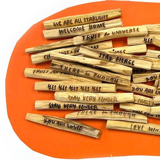 SnowMade - Wholesale Smudge Stick - Laser-Engraved Palo Santo Starter Pack0
