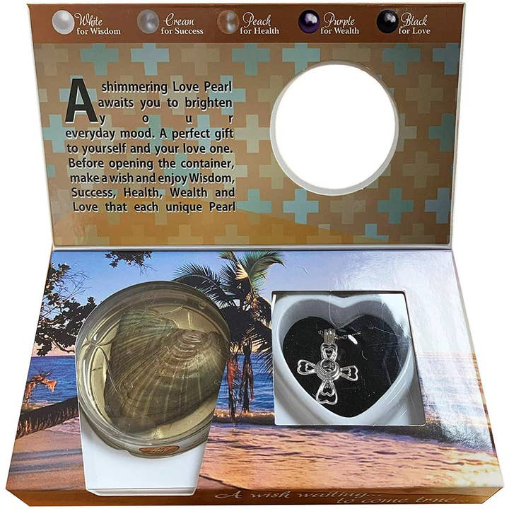 7 Star - Wholesale Jewelry Set - Cross Pearl Kit with Pendant Necklace Love Pearl1