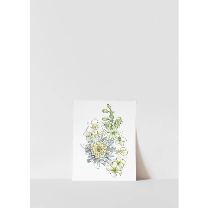 Floating Bouquet Print for wholesale by Hey Hon
