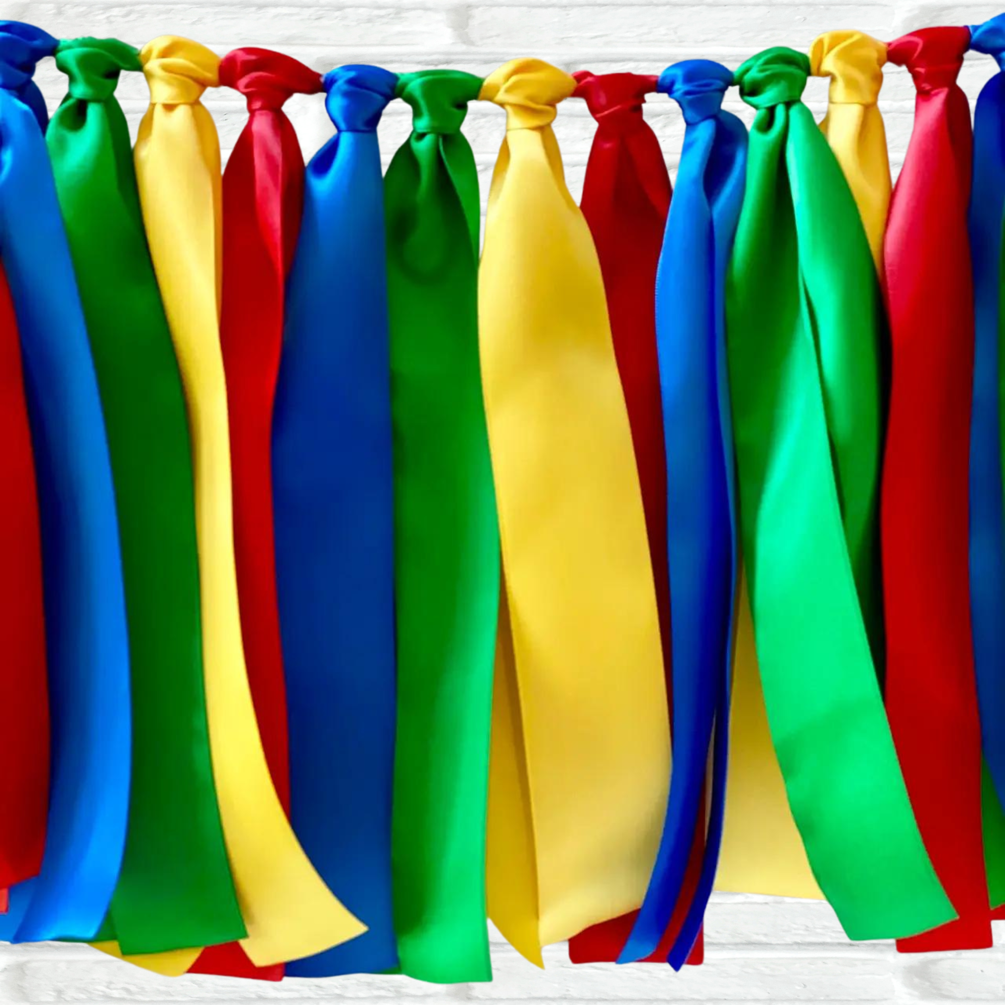 The Party Teacher - Wholesale Bunting/Garland - Primary Colors Ribbon Bunting11