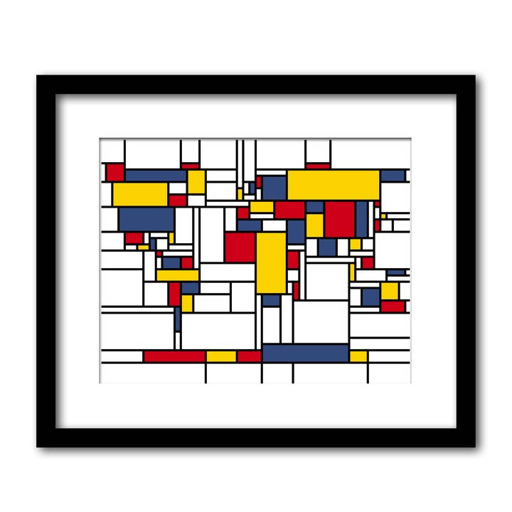 The World Piet Mondrian Stil Wanddekor für den Großhandel von Townsville Art