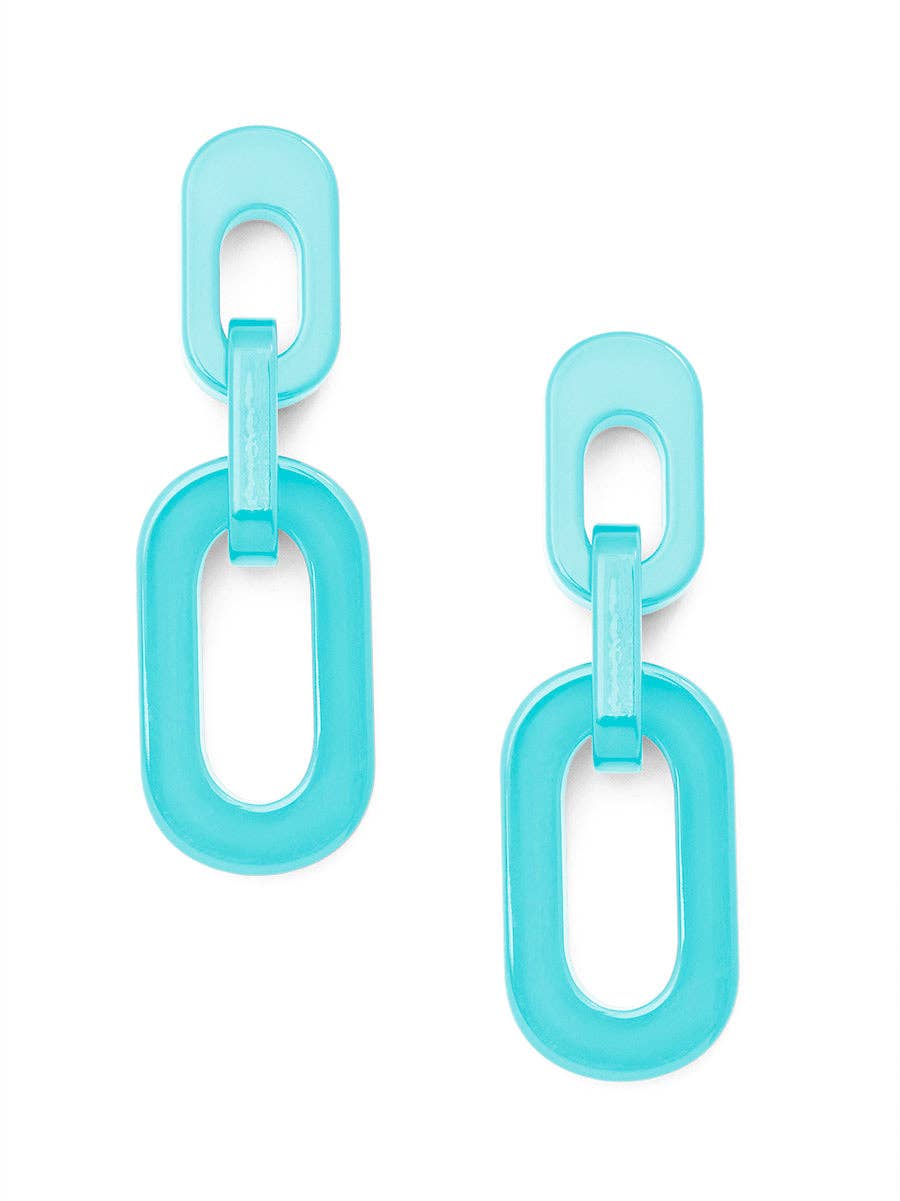 ZENZII Jewelry - Wholesale Dangle Earrings - Resin Cable Chain Drop Earring1