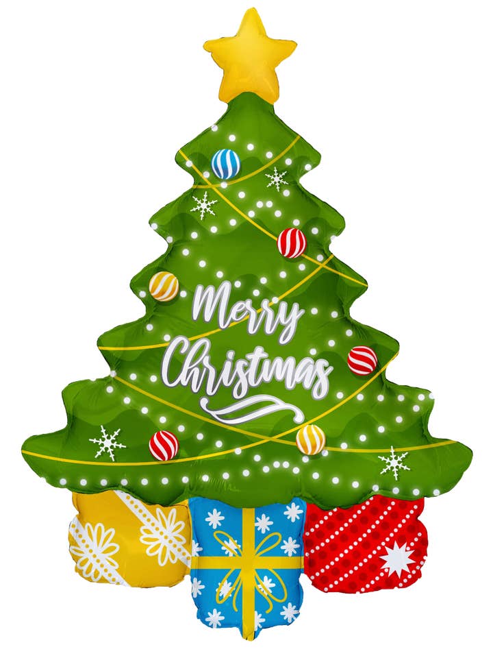 CHRISTMAS TREE BALLOON for wholesale by Mis Globos