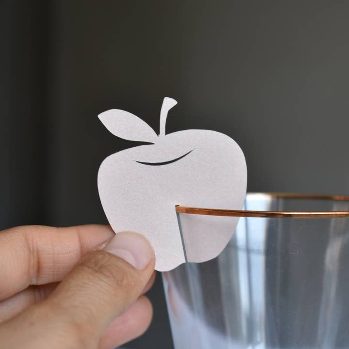 thekitcut - Wholesale Decal - Party Decorations - Rosh Hashanah apple glass decoration | Jewish holiday decor4